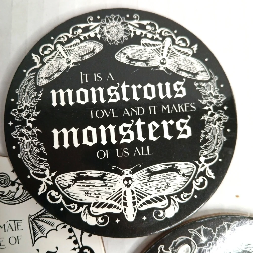 Owlcrate & Serpent & Dove Coaster Set Bundle Gothic Haunting Fairyloot New Item